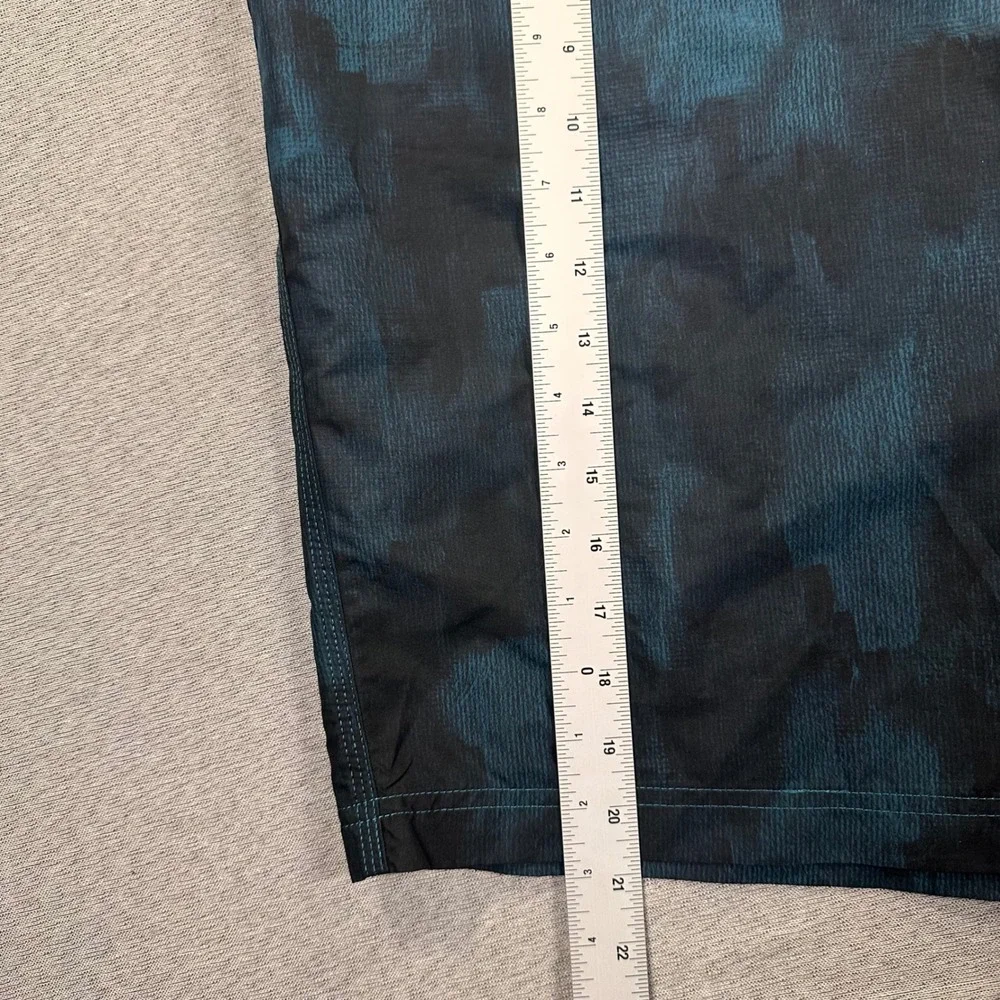 Adidas Parley Shorts Men 2XL Blue Black Abstract‎ Print Hybrid Recycled Tennis